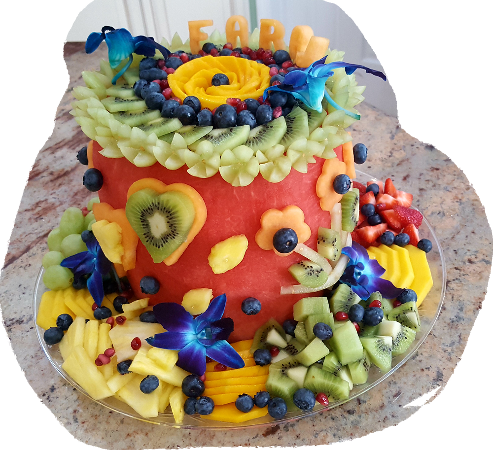 Send beautiful happy birthday fruit cake online by GiftJaipur in Rajasthan
